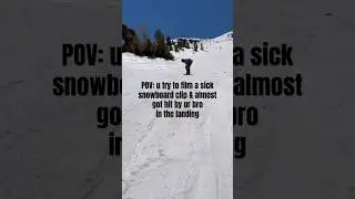 need to risk it all for the content🥲 #snowboarding #wintersports  #snow #actionsports