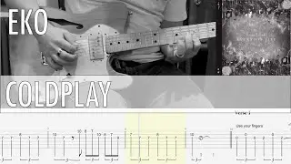 Eko Coldplay Cover • Guitar Tab • Tutorial • Lesson