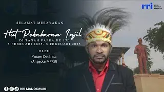 UCAPAN HUT PI ke 170 Tahun Oleh Yotam Dedaida (Anggota MPRB)