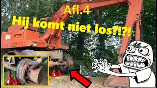 Atlas kraan 1202D opknappen - Afl4 - De remtrommel komt niet los!?!?