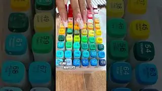 ASMR MARKERS # #art #asmr #drawing #coloringart #coloring #coloringpages #diy #artandcraft #colors