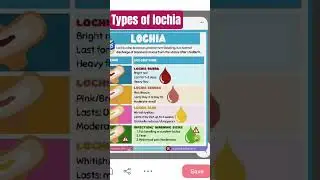 #lochia #obg nursing notes 📝💯💯👩&zwj;⚕️🏥