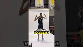 Wemby got two inches TALLER at 7&rsquo;5&rdquo;?! 🤯