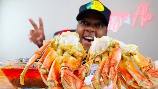 2X SPICY DUNGENESS CRAB SEAFOOD BOIL MUKBANG &bull; EATING SHOW!