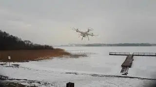Pierwszy lot Syma x8 pro.
