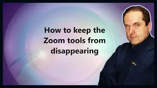 Как предотвратить исчезновение инструментов Zoom