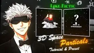 Урок по 3D-космическим частицам, как @fictic_editz🔥 | Предустановка движения Alight + XML