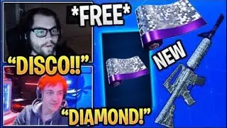 Streamers Get & React to FREE New Disco Wrap
