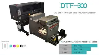 Dtf printer 2 xp600 printheads 30cm