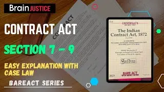 Exploring Sections 7 to 9 of the Contract Act of 1872 | Key Concepts and Case Law
