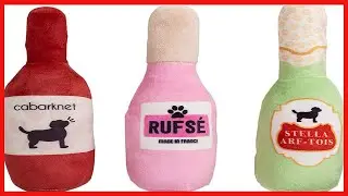 Pearhead M C  Hammy Dog Toy, Small or Medium Dog Durable Fetch Toy, Pet Owner Gift