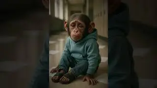 🐵Little Chimp&rsquo;s Hilarious Revenge on Bully in School!🍌 #ai #chimpanzee #story #funnyanimals #cute