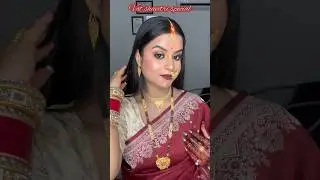 Vat Savitri | Karva chauth | Teej makeup tutorial 🌞✨ | Indian festival makeup look #shorts