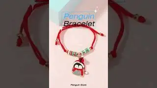 Penguin bead bracelet  #penguin #bracelet #penguinlover #handmade #fashion #accessories #jewelry