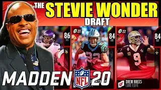 THE STEVIE WONDER DRAFT! PLAYERS WITH THE LEAST VISION IN EVERY ROUND! Madden 20 Draft Champions