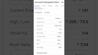 Servotech power systems share analysis 🔥Servotech power share #evstock
