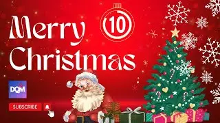 Merry Christmas Countdown With Voice - 10 seconds [No Copyrights]
