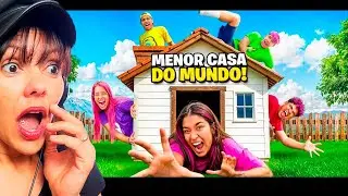 SOBREVIVEMOS NA MENOR CASA DO MUNDO POR 24 HORAS *Dos Rosa