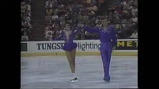 Monica MacDonald & Rodney Clarke AUS - 1987 World Figure Skating Championships Free Dance