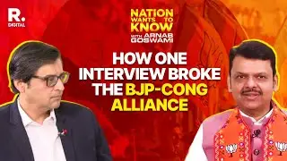 Arnab's Most Agenda-Setting Interview With Devendra Fadnavis Breaks BJP-Congress Ambernath Alliance