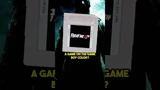 Friday the 13th on GAMEBOY?! #gaming #gameboy #shorts