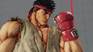 STREET FIGHTER V:Lanryu513 (Ryu) vs cookiesnbo916(Ryu) Rage Quit