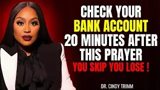 You Will Attract A Financial Miracle By Listening To This Prayer 3 Times | Dr. Cindy Trimm