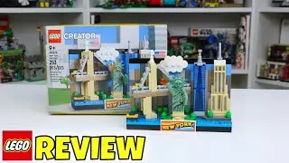 Обзор открытки LEGO &laquo;Нью-Йорк&raquo; 🏙 Набор LEGO № 40519