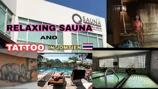 DAY 4 - RELAXING AT Q SAUNA AND TATTOO DAY 🇹🇭❄️🐘