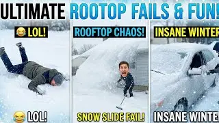 Satisfying Ice Cleaning & Funny Snow Fails Ultimate Winter Moments That Will Totally Blow Your Mind 