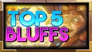 Hearthstone Top 5 Best Bluffs (Mind Games) | Funny Lucky Plays Moments | Montage Compilation