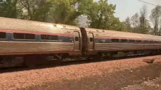 Southbound Amtrak Ethan Allen Express at Whitehall, New York
