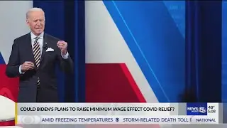 VIDEO: Could Biden's plan to raise minimum wage effect COVID relief
