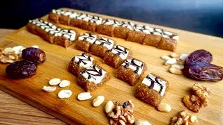 Nutty Date Bars: Easy No-Bake Candy Recipe