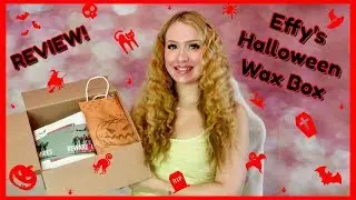 Effy's &pound;20 Halloween Wax Melt Box Review  🎃👻 UK Vendor Wax Wax Melt Review 💀👻🎃