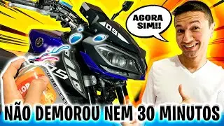Como pintar a proteção das entradas de ar da Yamaha MT09