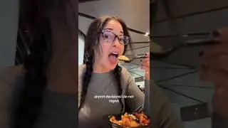 The vacation officially starts when I hit the food court #travel #foodie #contentcreator