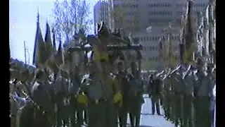 Traslado del Cristo de la Buena Muerte y procesión de Mena de 1986