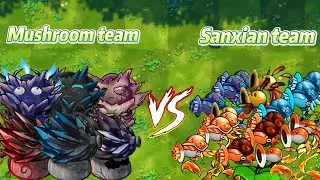 PvZ 1 Fusion 3.2 Challenge！Mushrooms VS third line VS300 zombies, who will win?#pvzfusion