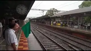 India's fastest train -  Talgo - passing near mumbai