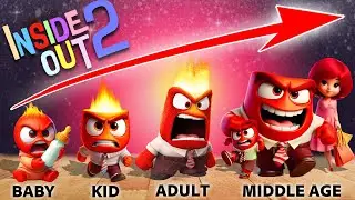 Inside Out 2 2024 | Growing Up Evolution | ANGER, ENVY, JOY, ANXIETY, DISGUST