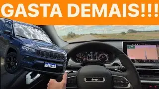 CONSUMO COMPASS 1.3 TURBO 2023 - Assista esse vídeo antes de comprar!