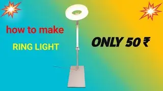 How To Make Ring Light At Home #diyelectronics       #ledlight #ringlightdiy 