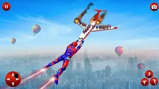 Light speed  hero : plane crash rescue game 2020 gameplay | Light speed  hero | New robot game.