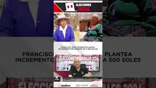 #Elections2026 🗳️: Candidate Francisco Diez Canseco proposed increasing Pension 65 to 500 soles