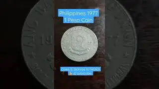 Rizal Philippines 1977 One Peso Coin #shorts #numismatics
