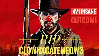 CLOWNxCatemeoW3 Gets Spanked Without His Rapid Fire - Red Dead Online