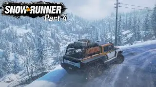 Ceo ตรวจงานสร้างสะพาน | Snowrunner - Alaska part 4