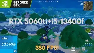 RTX 5060ti 16gb | i5-13400f | Fortnite Reload 1080p & 1440p Benchmark