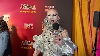 Победительница 9-го сезона Drag Race Саша Велур на премьере 18-го сезона в Нью-Йорке #dragrace